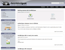 Tablet Screenshot of ant4eclipse.org